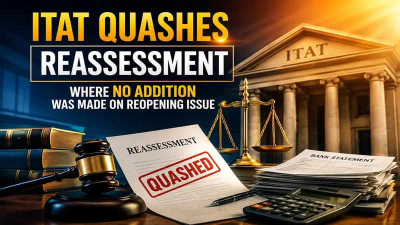 ITAT Quashes Reassessment Where No Addition Was Made on Reopening Issue