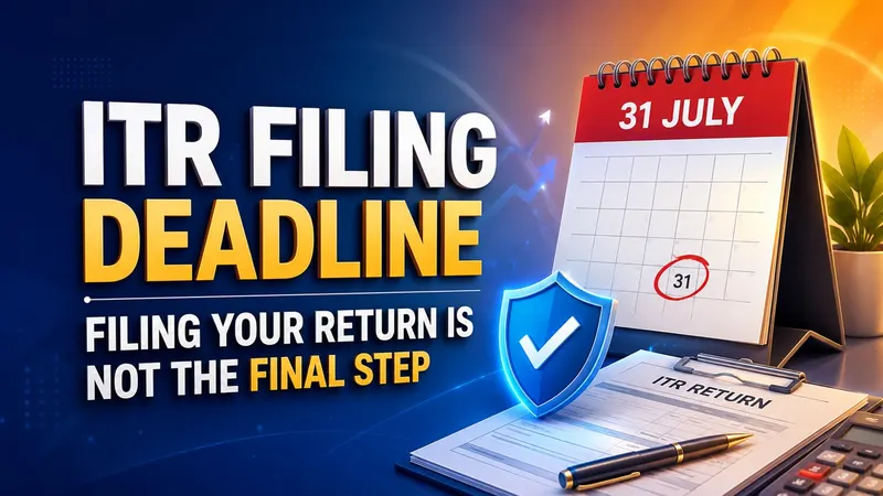 ITR Filing Deadline: Filing Your Return Is Not the Final Step