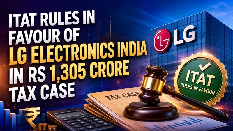 ITAT Rules in Favour of LG Electronics India in Rs 1,305 Crore Tax Case