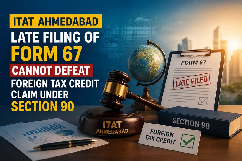 ITAT Rules Late Filing of Form 67 Cannot Defeat Foreign Tax Credit Claim Under Section 90