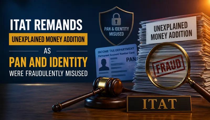 ITAT Remands Unexplained Money Addition As PAN and Identity Were Fraudulently Misused