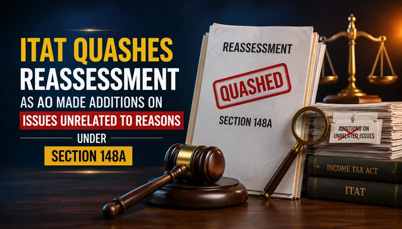 ITAT Quashes Reassessment as AO Made Additions on Issues Unrelated to Reasons Under Section 148A
