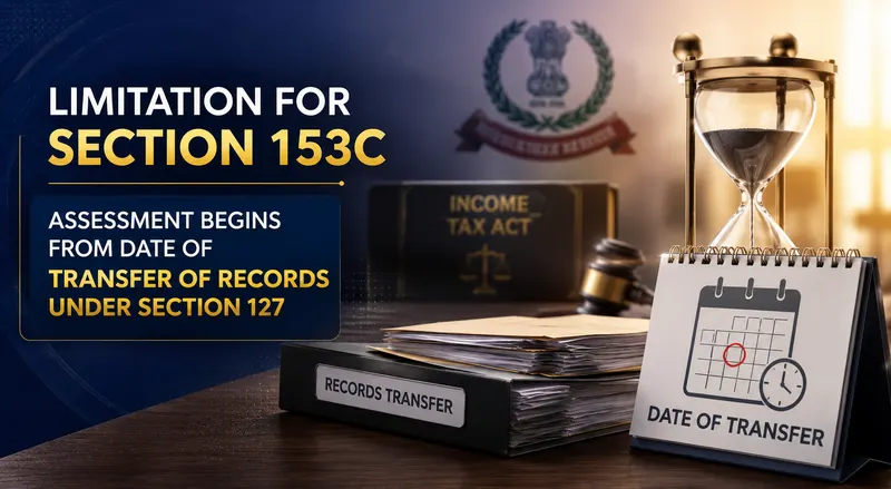 Limitation for Section 153C Assessment Begins from Date of Transfer of Records Under Section 127