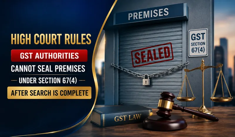 Sealing Tax Consultant’s Office After GST Search Illegal, Gauhati High Court Rules