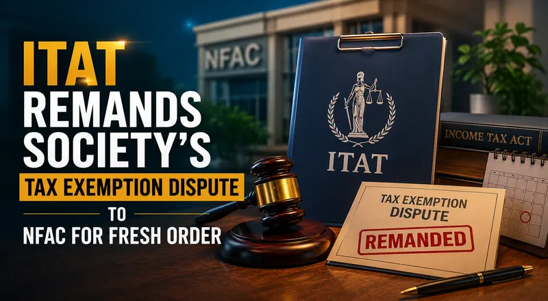 ITAT Remands Society’s Tax Exemption Dispute to NFAC for Fresh Order