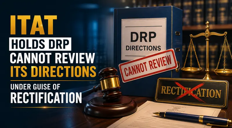 ITAT Holds DRP Cannot Review Its Directions Under Guise of Rectification