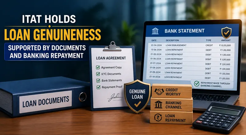 ITAT Holds Loan Genuineness Supported by Documents and Banking Repayment