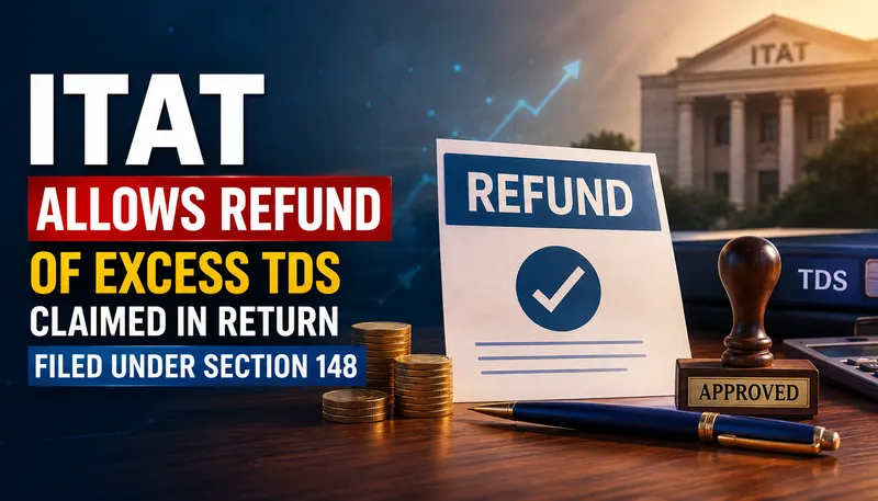 ITAT Allows Refund of Excess TDS Claimed in Return Filed Under Section 148