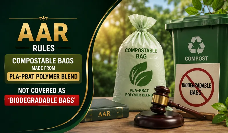 AAR Rules Compostable Bags Made From PLA-PBAT Polymer Blend Not Covered as ‘Biodegradable Bags’
