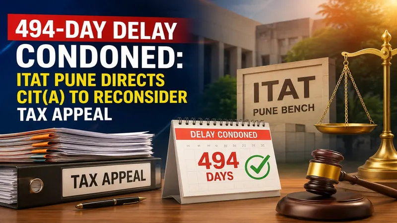 494-Day Delay Condoned: ITAT Pune Directs CIT(A) to Reconsider Tax Appeal