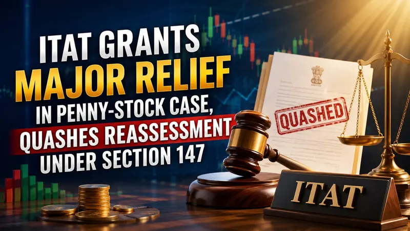 ITAT Grants Major Relief In Penny-Stock Case, Quashes Reassessment Under Section 147