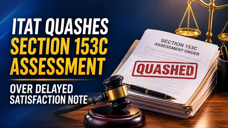 ITAT Quashes Section 153C Assessment Over Delayed Satisfaction Note