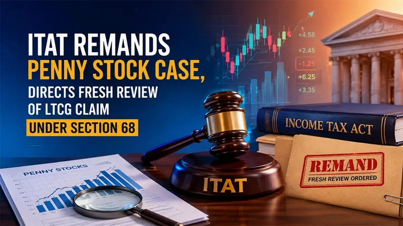 ITAT Remands Penny Stock Case, Directs Fresh Review of LTCG Claim Under Section 68