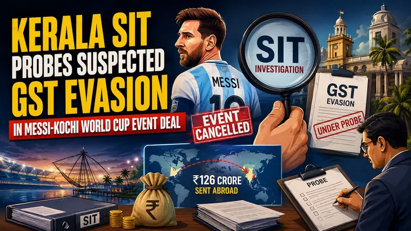 Kerala SIT Probes Suspected GST Evasion in Messi-Kochi World Cup Event Deal