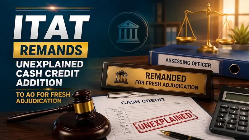 ITAT Remands Rs 1.36 Crore Cash Deposit Addition for Fresh Assessment