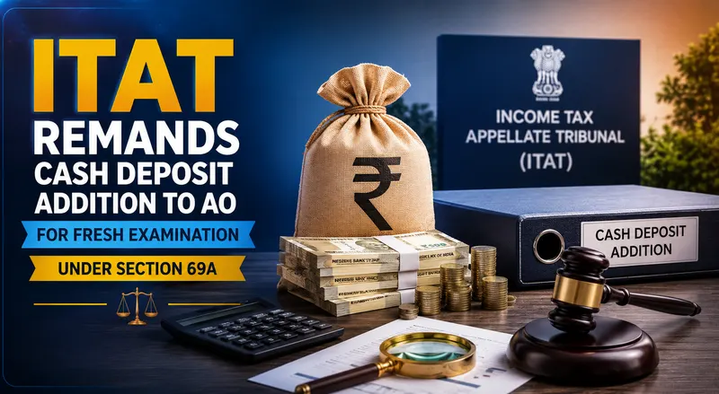 ITAT Remands Cash Deposit Addition to AO for Fresh Examination Under Section 69A