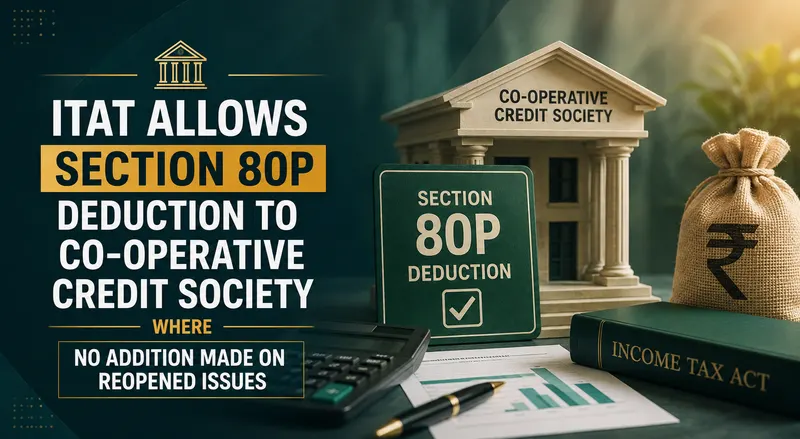 ITAT Allows Section 80P Deduction to Co-operative Credit Society Where No Addition Made on Reopened Issues