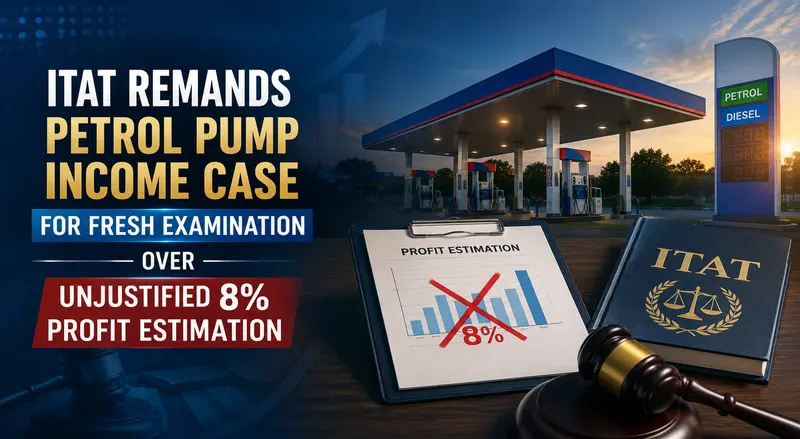 ITAT Remands Petrol Pump Income Case for Fresh Examination Over Unjustified 8% Profit Estimation