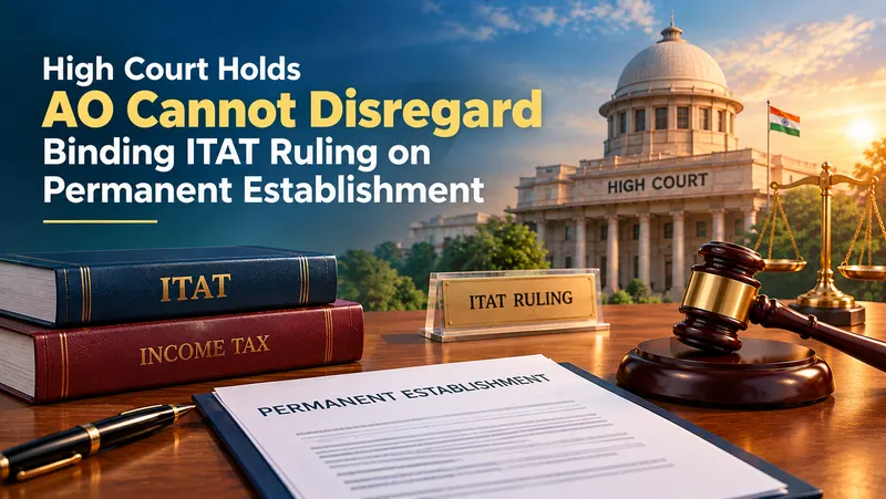 High Court Holds AO Cannot Disregard Binding ITAT Ruling on Permanent Establishment 