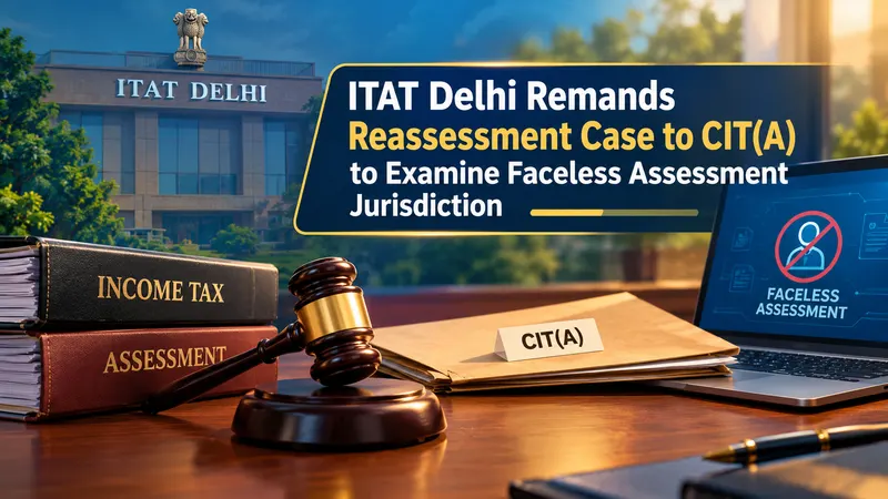 ITAT Remands Reassessment Case to CIT(A) to Examine Faceless Assessment Jurisdiction 