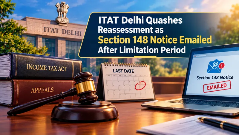 ITAT Quashes Reassessment as Section 148 Notice Emailed After Limitation Period