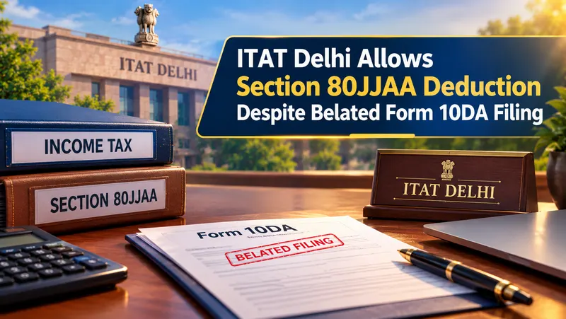 ITAT Allows Section 80JJAA Deduction Despite Belated Form 10DA Filing
