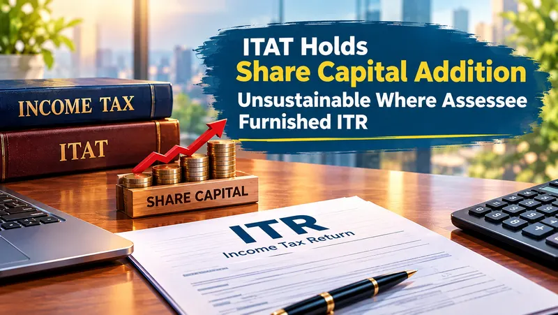 ITAT Holds Share Capital Addition Unsustainable Where Assessee Furnished ITR