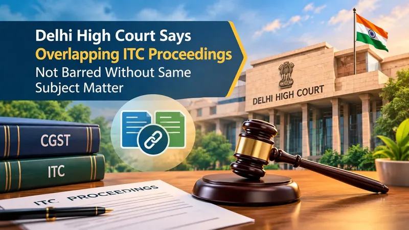 Delhi High Court Says Overlapping ITC Proceedings Not Barred Without Same Subject Matter