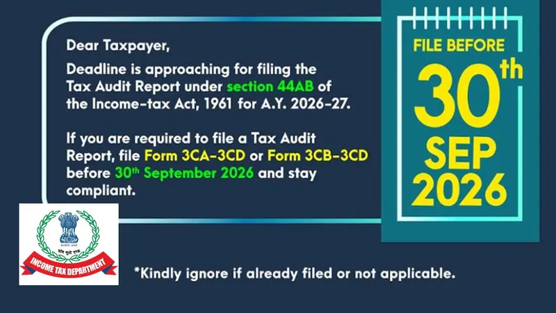 Income Tax Dept Reminds Taxpayers to Complete TAR Filing Process Before Sept 30, to Avoid Last Minute Hustle