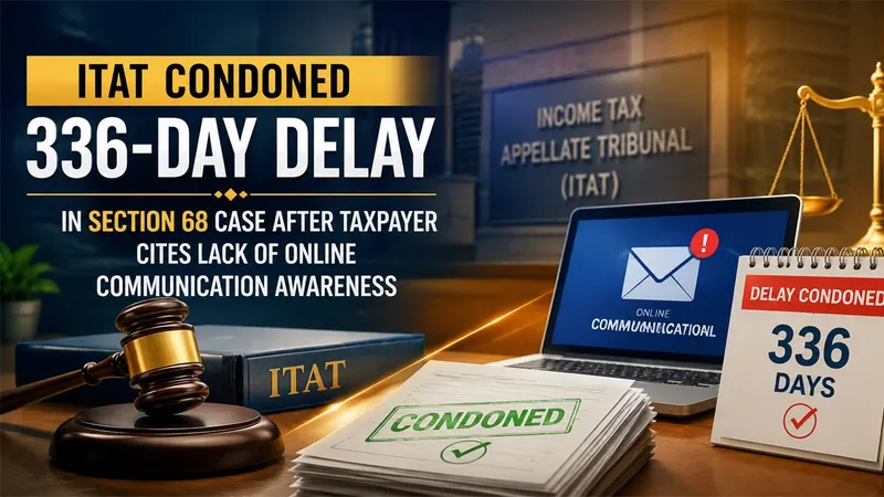 ITAT Condoned 336-Day Delay in Section 68 Case After Taxpayer Cites Lack Of Online Communication Awareness