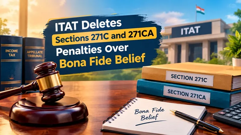 ITAT Deletes Sections 271C and 271CA Penalties Over Bona Fide Belief