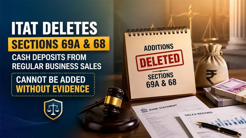 ITAT Deletes Sections 69A and 68 Additions, Holds Cash Deposits from Regular Business Sales Cannot Be Added Without Evidence