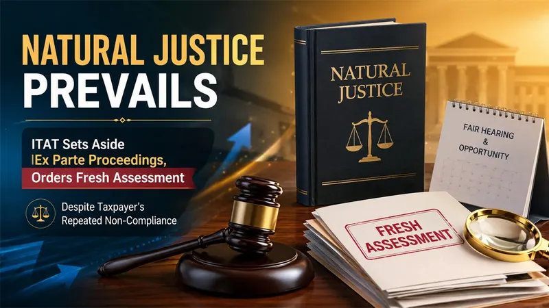 Natural Justice Prevails: ITAT Sets Aside Ex Parte Proceedings, Orders Fresh Assessment Despite Taxpayer's Repeated Non-Compliace 