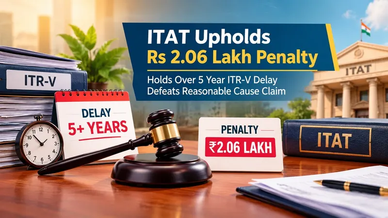 ITAT Upholds Rs 2.06 Lakh Penalty, Holds Over 5 Year ITR-V Delay Defeats Reasonable Cause Claim