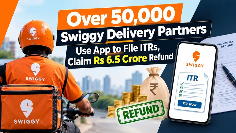 Over 50,000 Swiggy Delivery Partners Use App to File ITRs, Claim Rs 6.5 Crore Refund