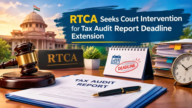RTCA Seeks Court Intervention for Tax Audit Report Deadline Extension Amid Rising Pressure
