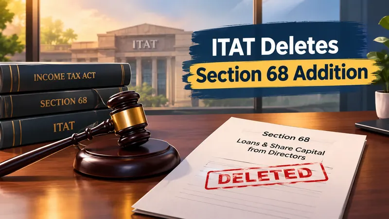 ITAT Deletes Section 68 Addition on Loans and Share Capital from Directors