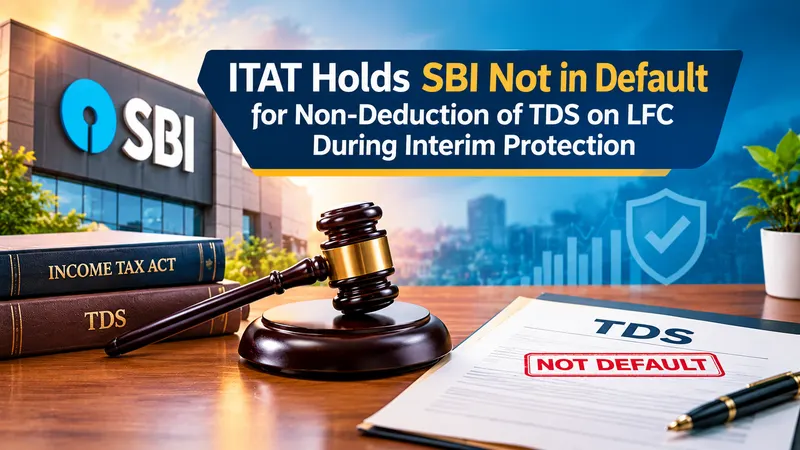 ITAT Holds SBI Not in Default for Non-Deduction of TDS on LFC During Interim Protection