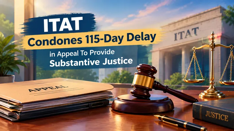 ITAT Condones 115-Day Delay in Appeal To Provide Substantive Justice