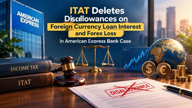 ITAT Deletes Disallowances on Foreign Currency Loan Interest and Forex Loss in American Express Bank Case