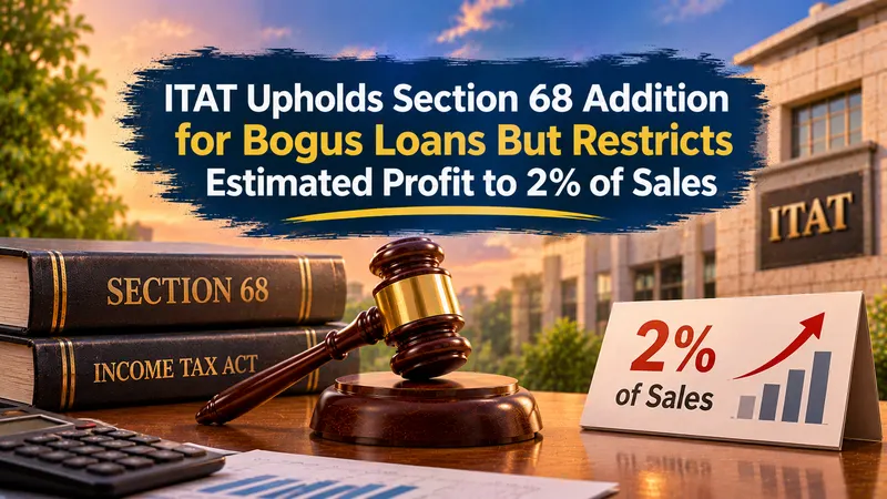 ITAT Upholds Section 68 Addition for Bogus Loans But Restricts Estimated Profit to 2% of Sales