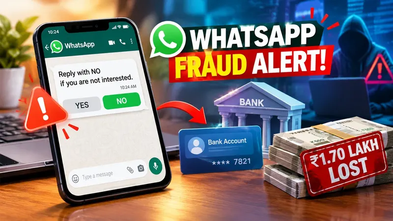 New WhatsApp Fraud Alert! Can Replying ‘NO’ Put Your Bank Account at Risk? CA Allegedly Loses Rs 1.70 Lakh 