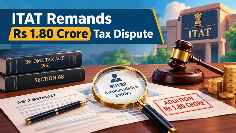 ITAT Remands Rs 1.80 Crore Tax Dispute, Says Buyer’s Alleged Accommodation Entries Cannot Alone Trigger Section 68 Addition