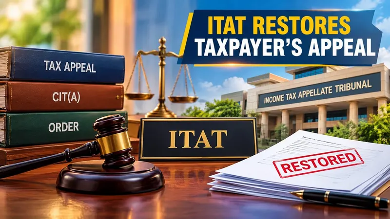 ITAT Restores Taxpayer's Appeal In Interest of Natural Justice After CIT(A)'s Failure to Decide Appeal on Merits