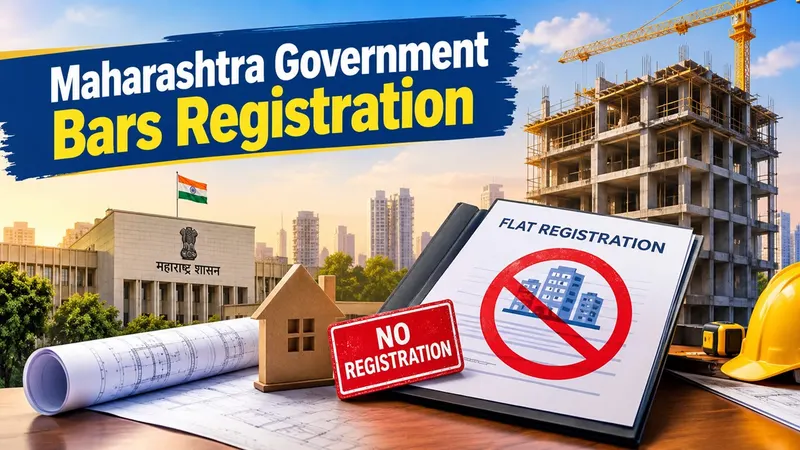 Maharashtra Government Bars Registration of Flats Built Without Permission or Beyond Sanctioned Plans