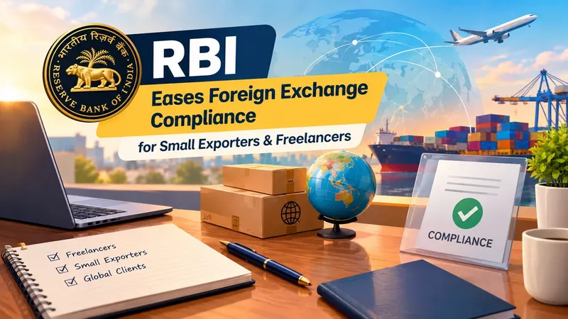 RBI Eases Foreign Exchange Compliance for Small Exporters and Freelancers