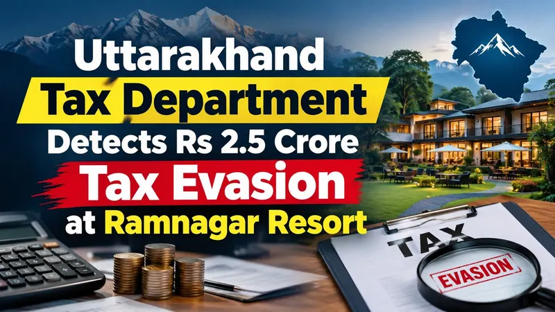 Uttarakhand Tax Department Detects Rs 2.5 Crore Tax Evasion at Ramnagar Resort