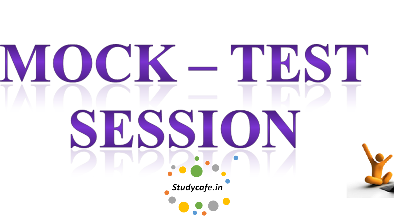 CA IPCC Mock Test Paper and Solution | May 2019