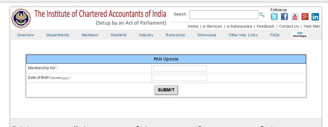Update PAN details to avoid blocking of e-filing account by the IT Department