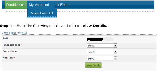 Form -61A: Filing of Form-61A: Is it mandatory for you